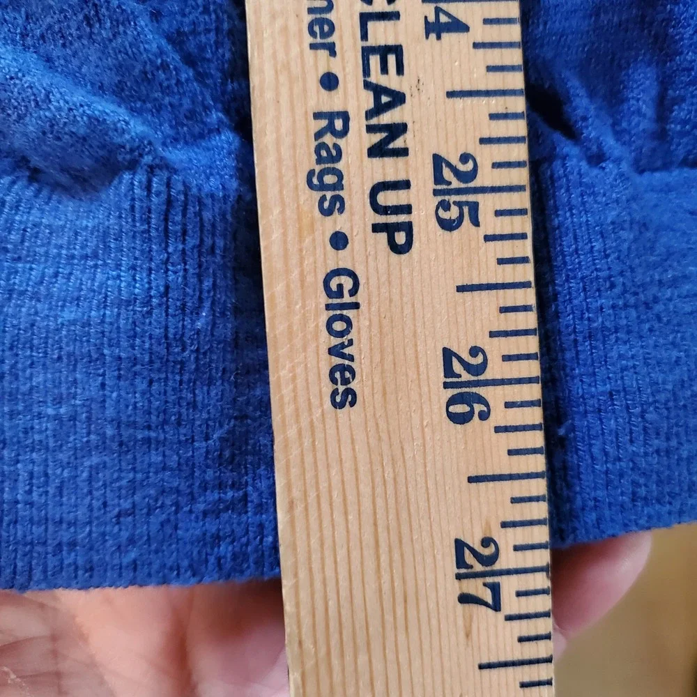 Tommy Hilfiger‎ Mens Royal Blue Cotton Linen Crew Neck Sweater XXL